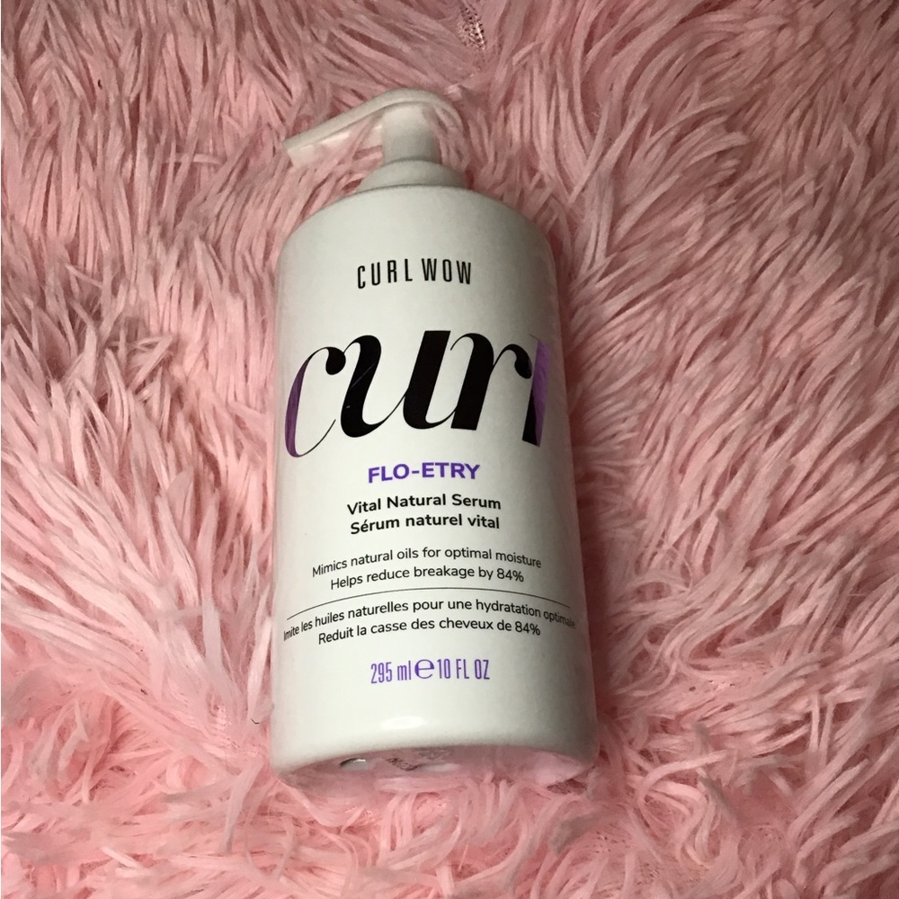 New Curl Wow Flo-Etry Vital Natural Hair Serum Anti-Frizz Help w/Breakage 🥥